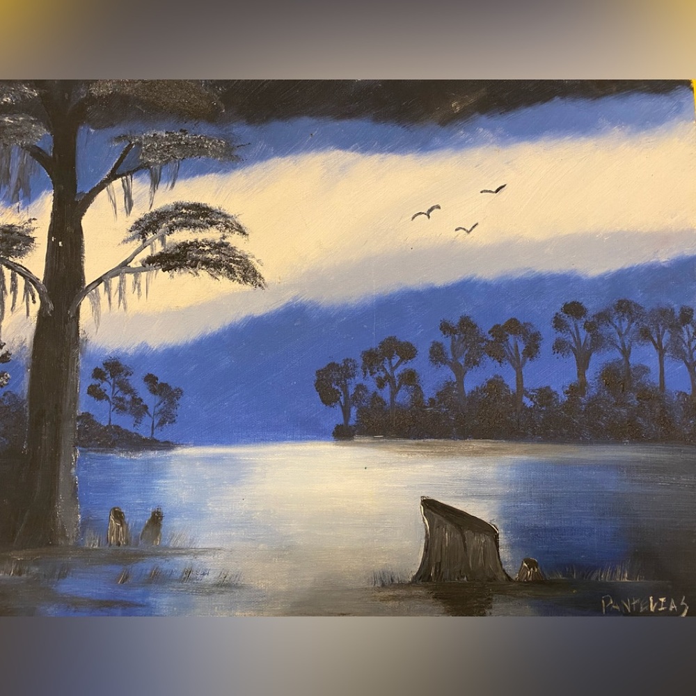 1978 Pantelias painting, “Swamps of the South”